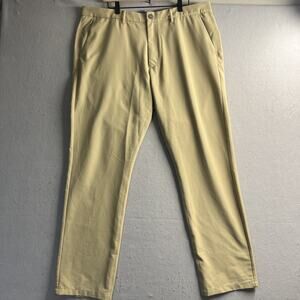 Bonobos Stretch Pants Mens 38x32 Tan Beige Athletic Performance Golf Preppy Prep